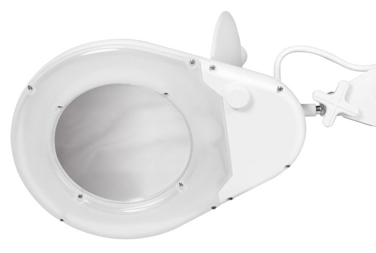 Lampada LED con Lente d'ingrandimento a 5 Diottrie Attacco a Morsetto - Logilink I-TOOL-SD-058