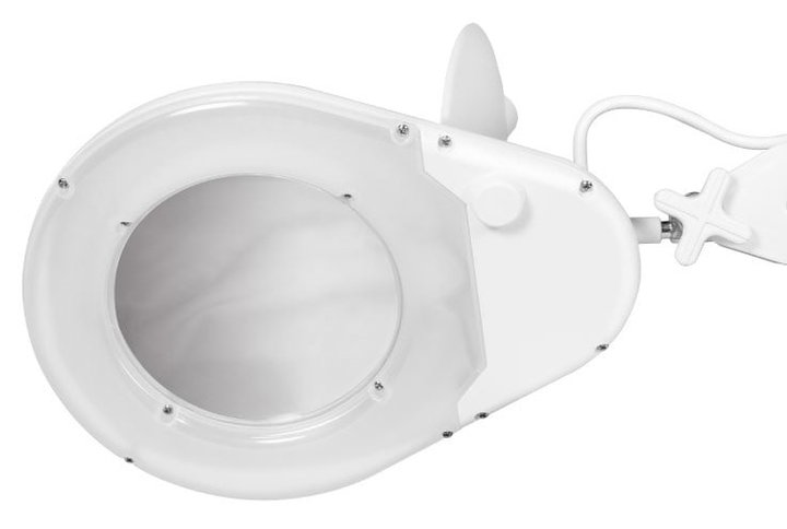 Lampada LED con Lente d'Ingrandimento 5 Diottrie Attacco a Morsetto - Logilink I-TOOL-SD-058