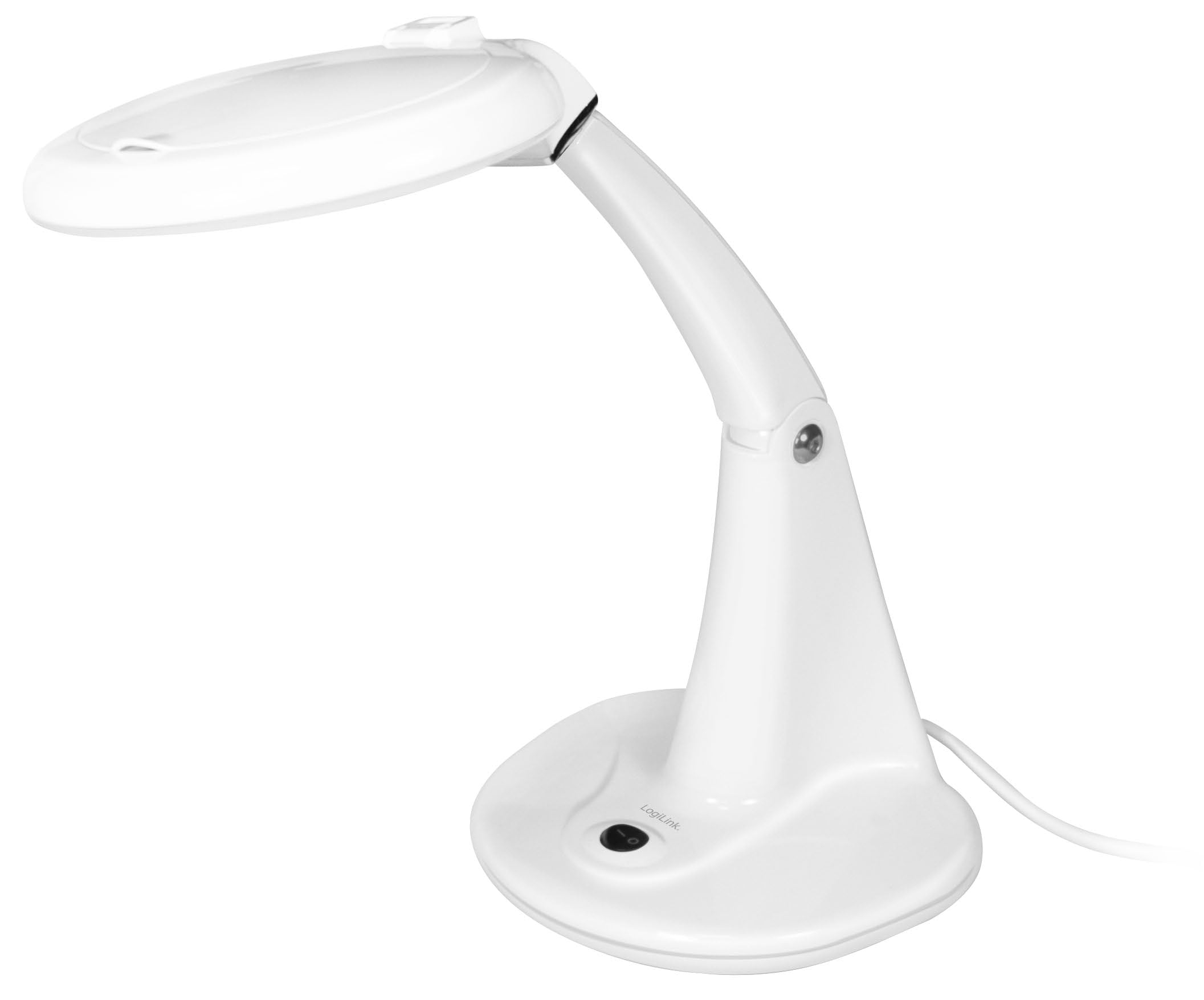 Lampada LED da Tavolo con Lente d'ingrandimento a 3 e 12 Diottrie - Logilink I-TOOL-SD-059