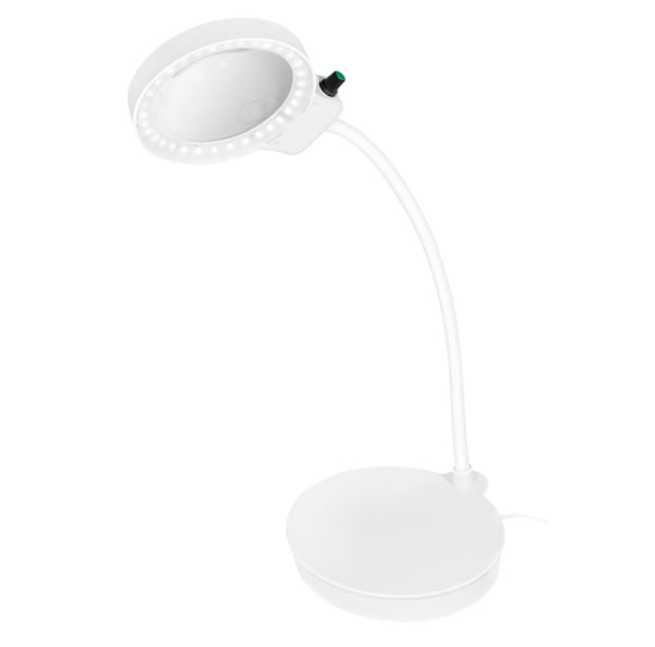 Lampada LED da Tavolo con Lente d'ingrandimento a 8 e 36 Diottrie Dimmerabile - Logilink I-TOOL-SD-067