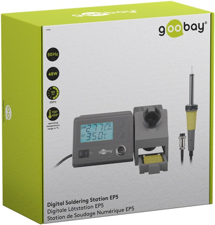 Stazione di Saldatura Digitale EP5 48 W - Goobay I-TOOL-SD-098