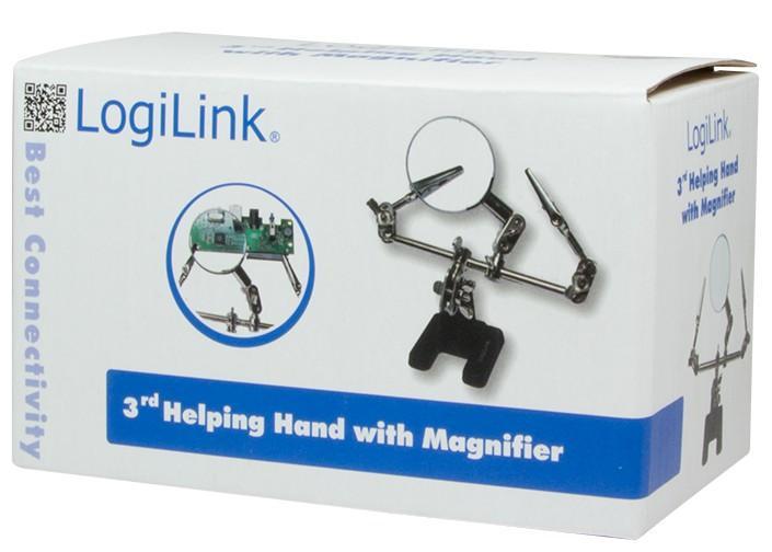 Bracci di supporto per stagnare con lente - Logilink I-TOOL-SD-199