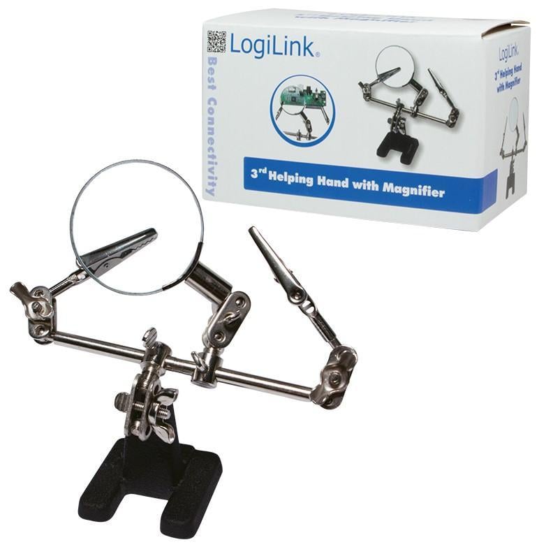 Bracci di supporto per stagnare con lente - Logilink I-TOOL-SD-199