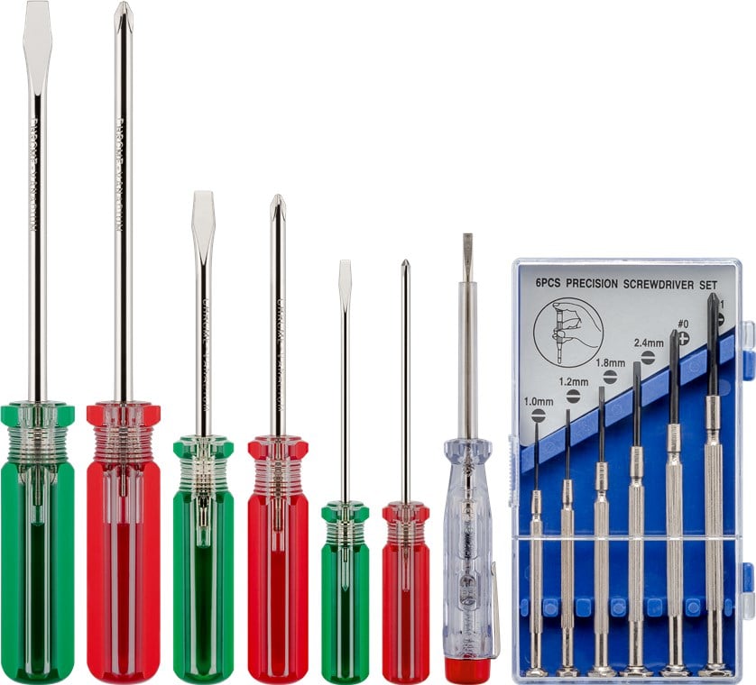 Kit Valigetta di 20 Attrezzi con Set di Saldatura in Pratica Custodia - Goobay I-TOOL-SD-243