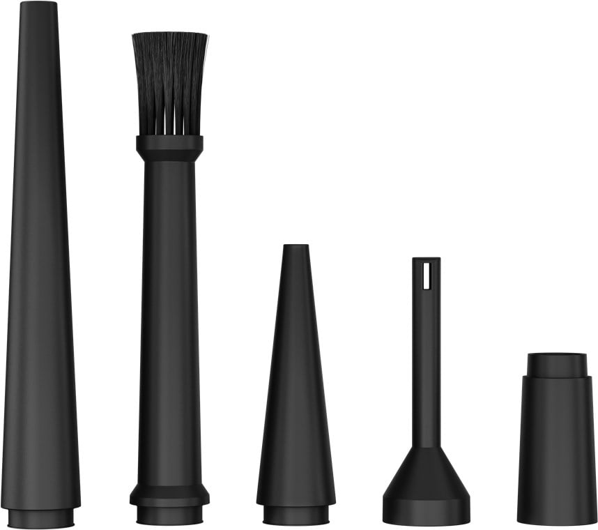 Kit di Pulizia Elettrico per PC Soffiatore ad Aria con 5 Ugelli Intercambiabili - Goobay I-TOOL-SD-667