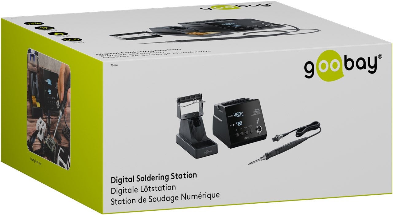 Stazione di Saldatura Digitale 70W - Goobay I-TOOL-SD-70W