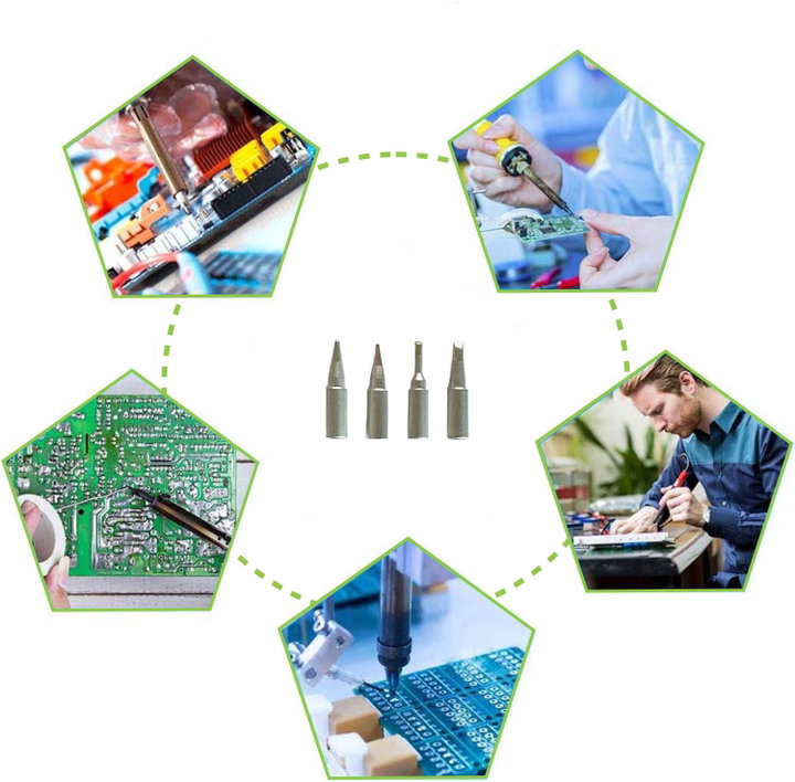 Soldering Tip Set for Station I-TOOL-SD-8961A - Techly I-TOOL-SD-8961TIP