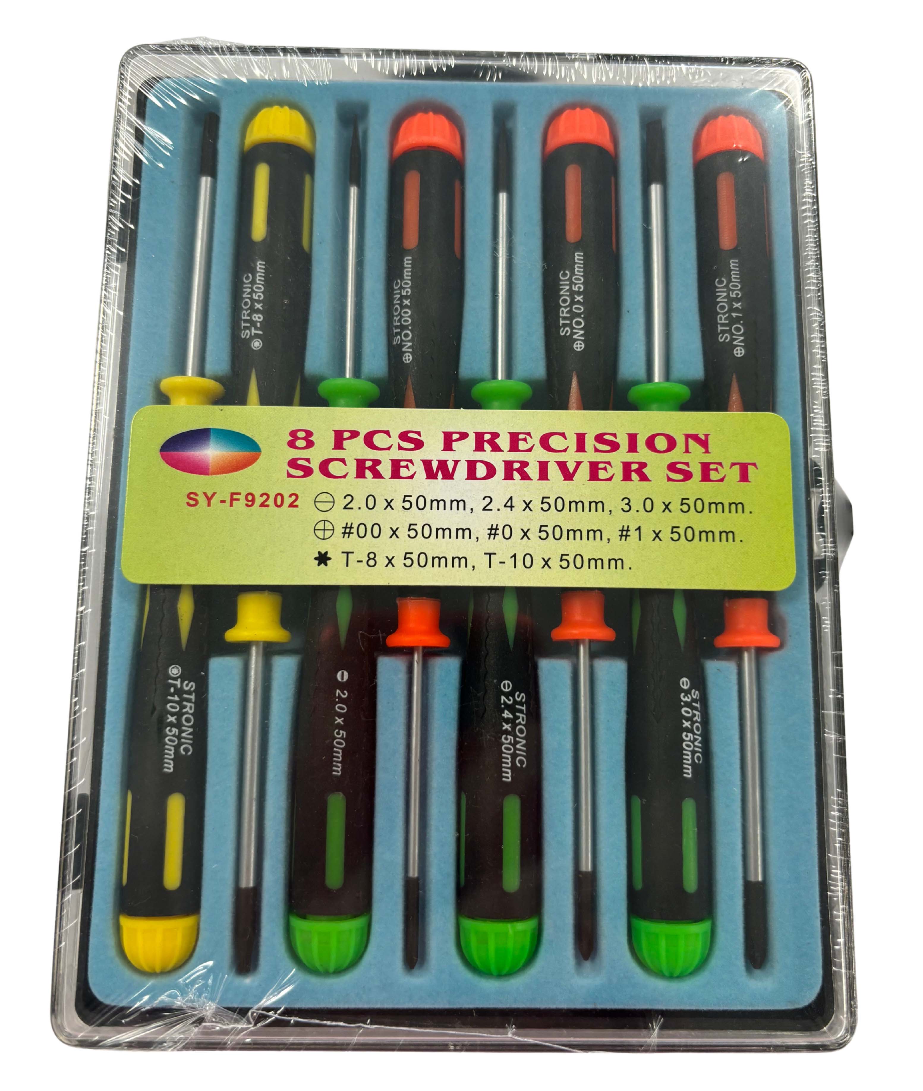 Set di 8 Cacciaviti di Precisione a Taglio Croce Torx - Manhattan I-TOOL-SD-9204