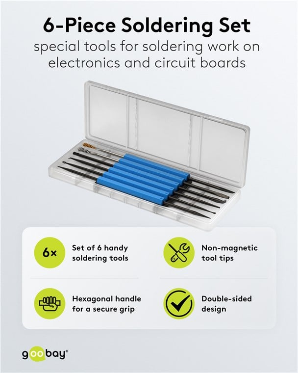 Set Valigetta Utensili per Saldatura - Goobay I-TOOL-SD-992