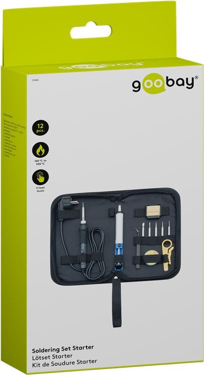 Starter Set per Saldatura, 12 pezzi - Goobay I-TOOL-SD-K12