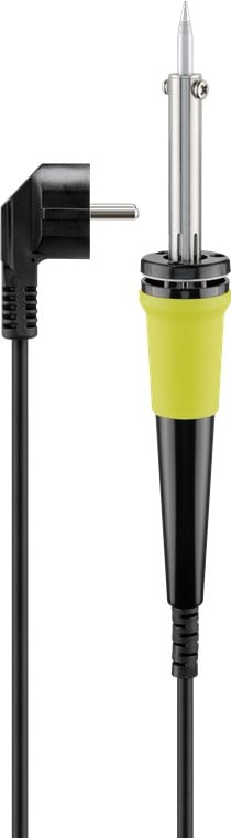 Kit per Saldatura 2 Pezzi con Stagnatore 60 Watt e Supporto e Punte Saldanti - Goobay I-TOOL-SD-K906