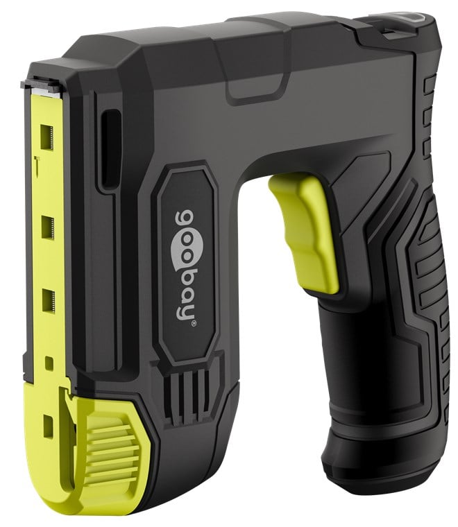 Graffettatrice Sparachiodi Elettrica 2in1 con Batteria - Goobay I-TOOL-STAPLE
