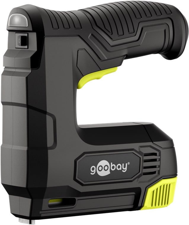 Graffettatrice Sparachiodi Elettrica 2in1 con Batteria - Goobay I-TOOL-STAPLE