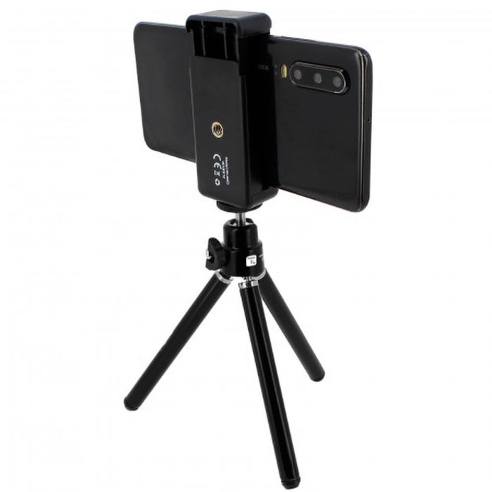 Treppiede Portatile Universale per Smartphone e Fotocamere - Techly I-TRIPOD-UN