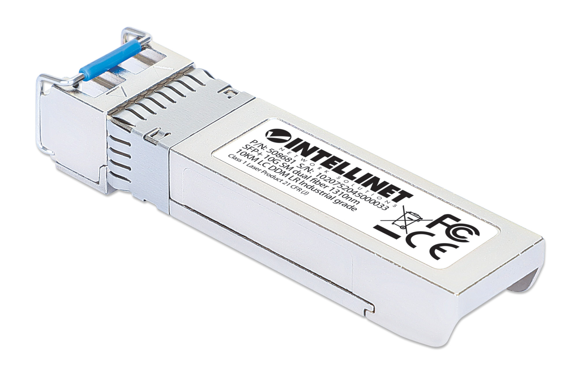 Transceiver SFP+ Fibra Ottica Monomodale LC Duplex 10GBase-LR - Intellinet I-TX-MGBIC-10GSIND