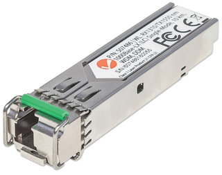 Transceiver Gigabit Fibra Ottica WDM (RX1310/TX1550) Bidirezionale SFP - Intellinet I-TX-MGBIC-WDM1