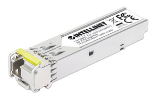 Transceiver SFP Single-Mode Optical Fiber LC 1000Base-BX Bidirectional WDM - Intellinet I-TX-MGBIC-WDM12B