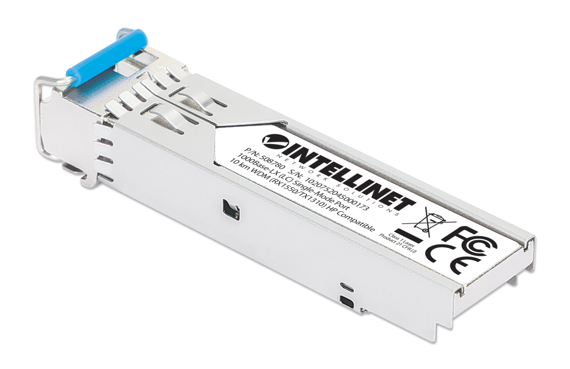 Transceiver Gigabit Fibra Ottica LC WDM Bidirezionale SFP - Intellinet I-TX-MGBIC-WDMHA