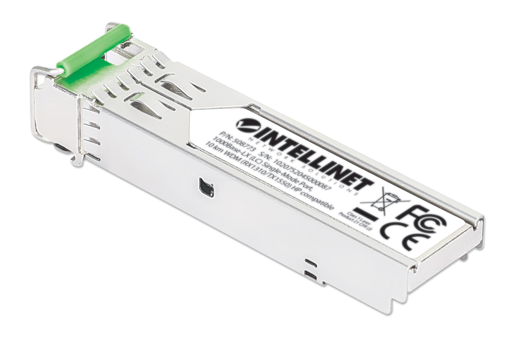 Transceiver Gigabit Fibra Ottica LC WDM Bidirezionale SFP - Intellinet I-TX-MGBIC-WDMHB