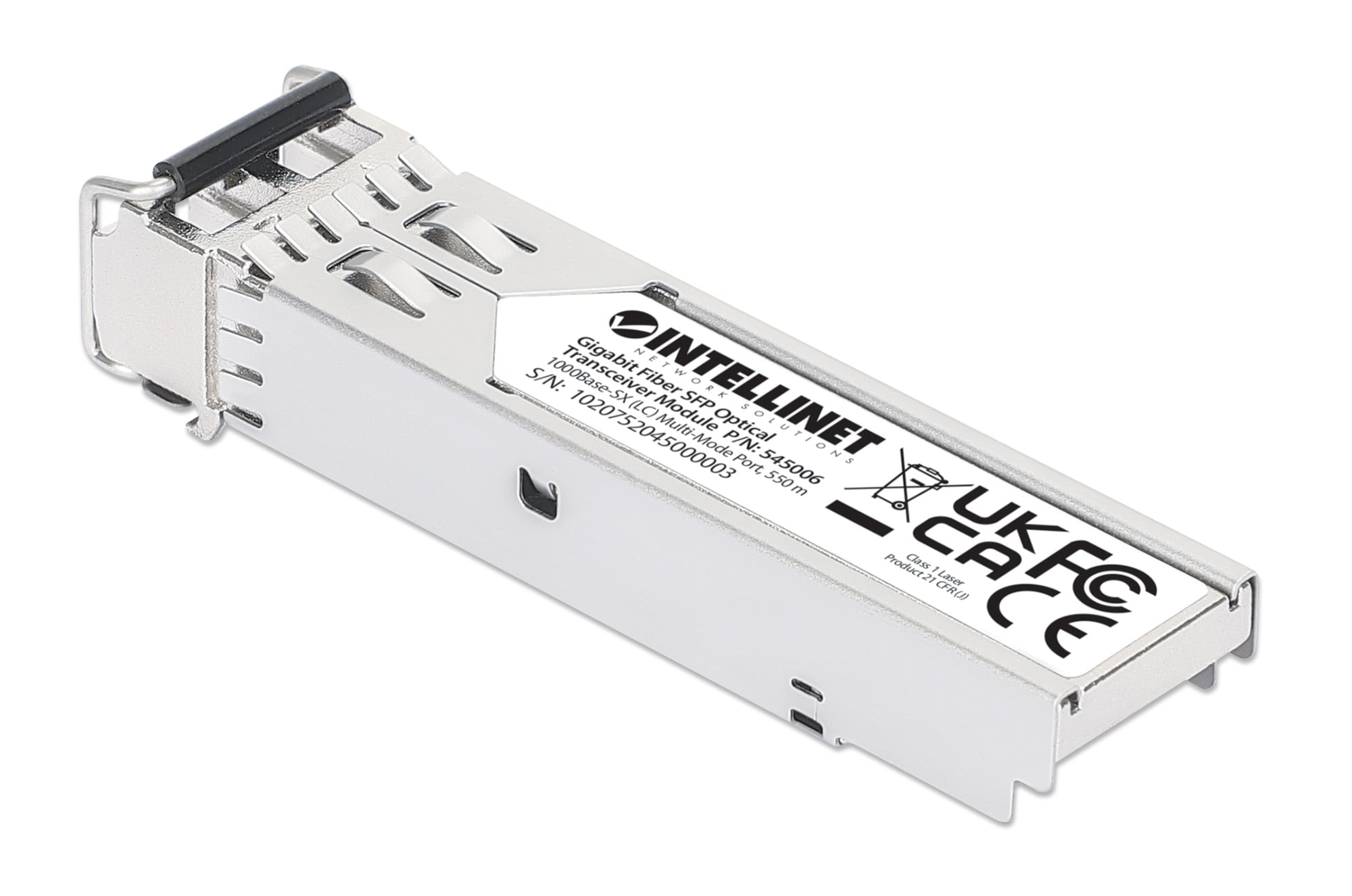 Transceiver SFP Porta Multimodale 1000Base-SX (LC), 550m - Intellinet I-TX-MGBIC006