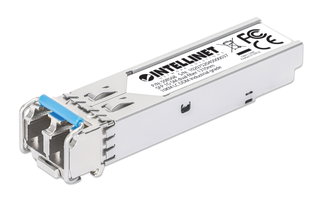 Transceiver SFP Fibra Ottica Monomodale LC Duplex 1000Base-LX - Intellinet I-TX-MGBIC103IND