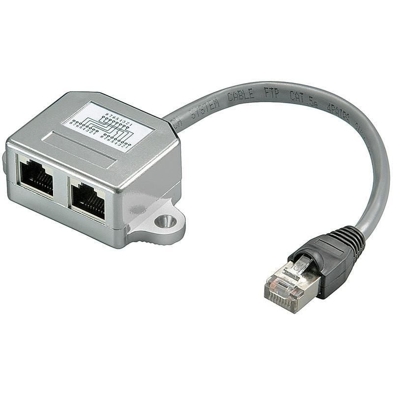 Sdoppiatore Telefonico con Connessione RJ45 - Intellinet I-UAD ADAP-C3