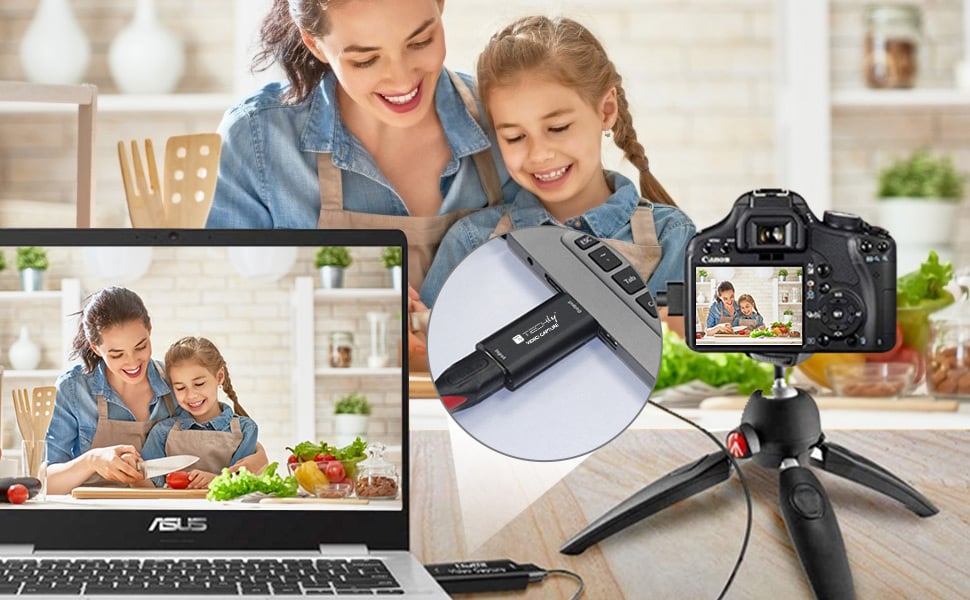 Scheda di Acquisizione Video HDMI 1080P Portatile - Techly I-USB-VIDEO-1080TY