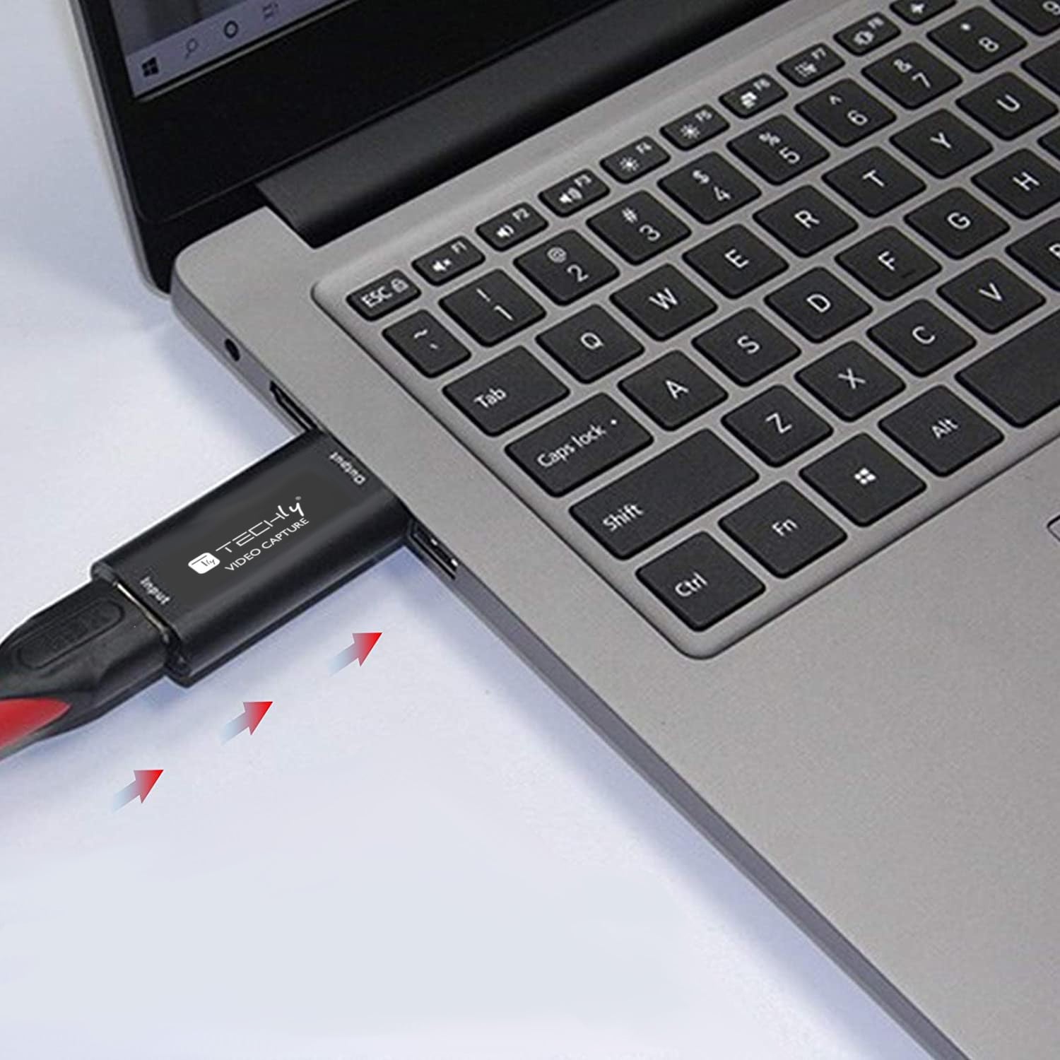 Scheda di Acquisizione Video HDMI 1080P Portatile - Techly I-USB-VIDEO-1080TY