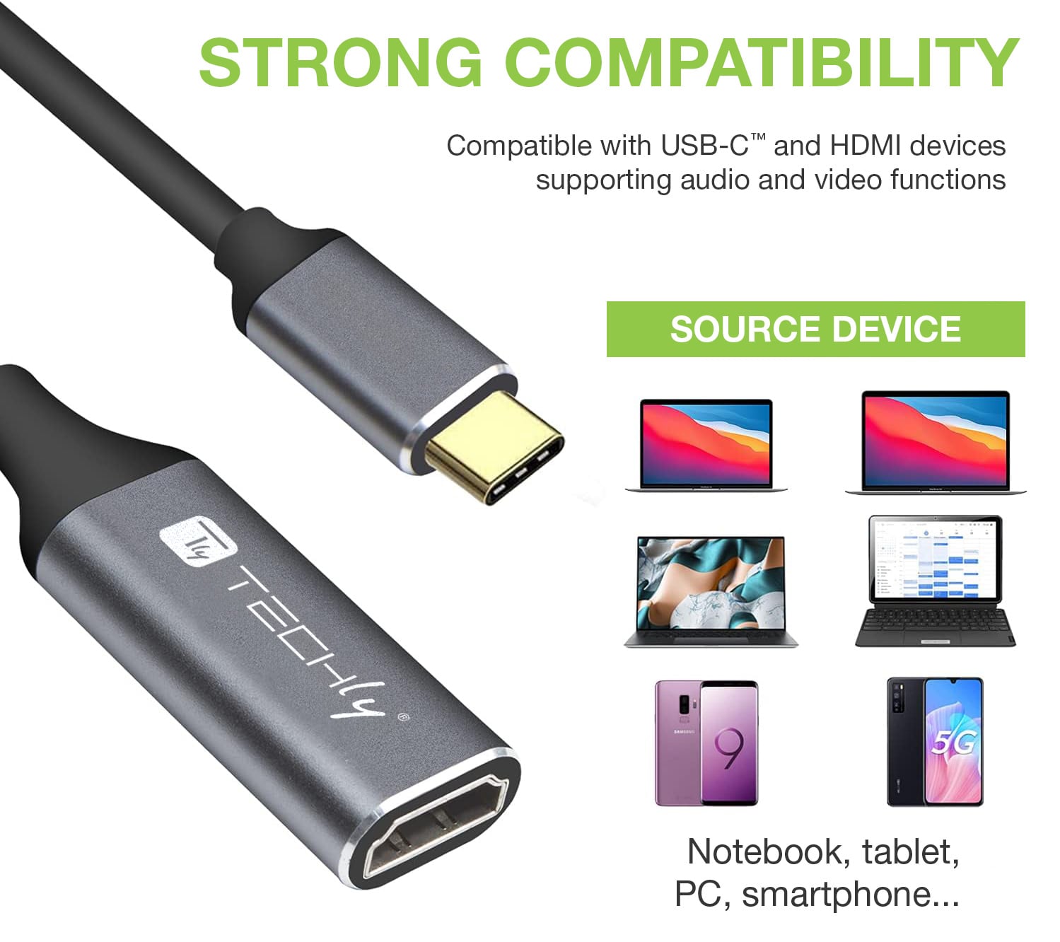 Video Grabber HDMI 4K@30Hz a USB-C™ 3.2 - Techly I-USB-VIDEO-C4K