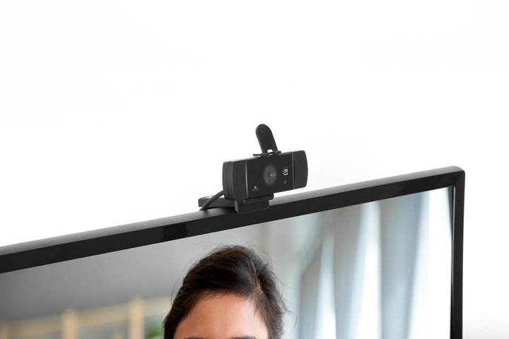 USB QHD 1440p Webcam Noise Cancellation - Manhattan I-WEBCAM-549