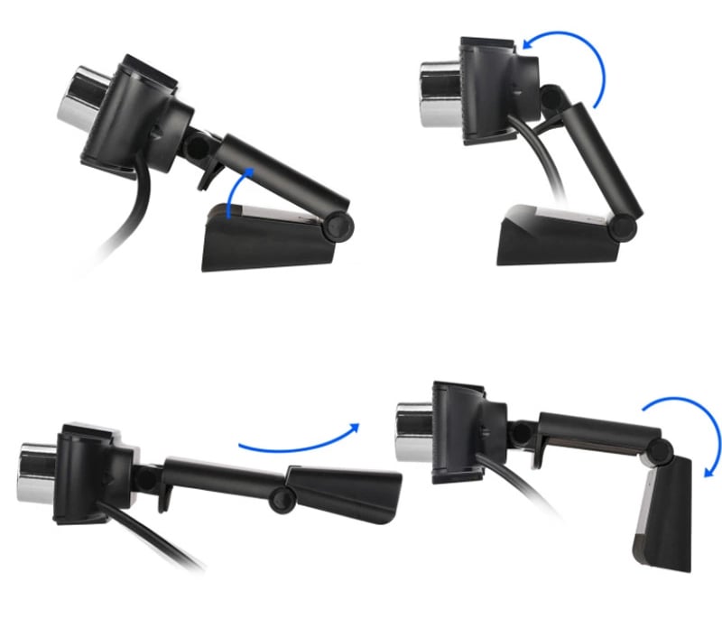 Webcam USB 720 p with Microphone and Noise Reduction - Techly I-WEBCAM- 70 T