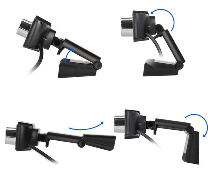 USB 720p Webcam with Noise Reduction - Techly I-WEBCAM-70T