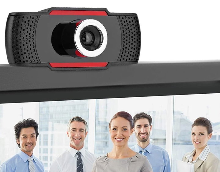 USB 720p Webcam with Noise Reduction - Techly I-WEBCAM-70T