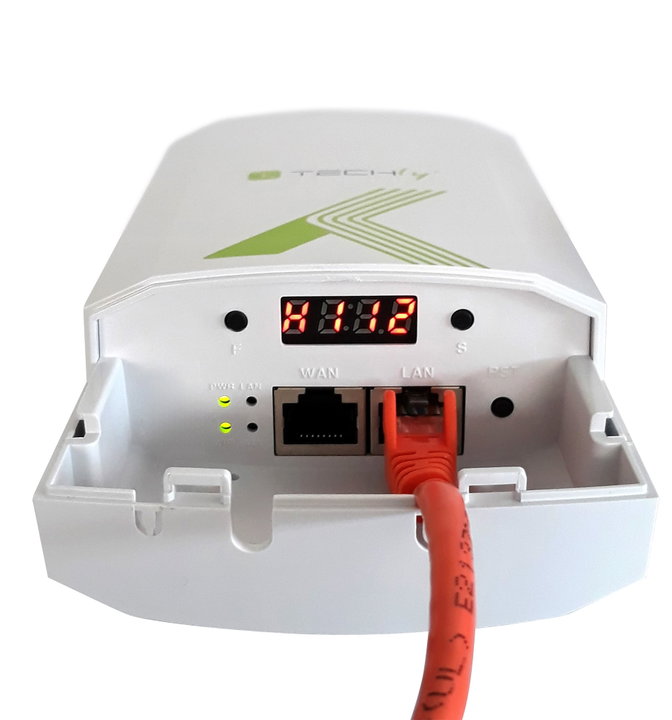 CPE Punto-Punto 300Mbps a 2.4GHz 8dBi - Techly I-WL-CPE120