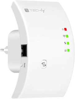 Wireless Repeater 300N Range Extender with WPS - Techly I-WL-REPEATER