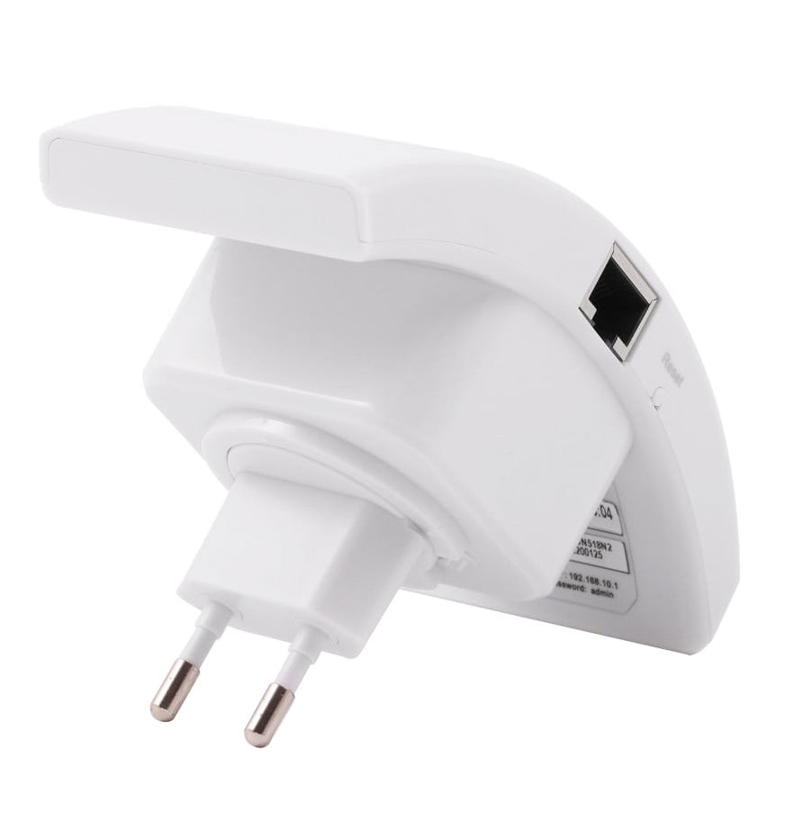 Ripetitore Wireless 300N (Range Extender) con WPS - Techly I-WL-REPEATER