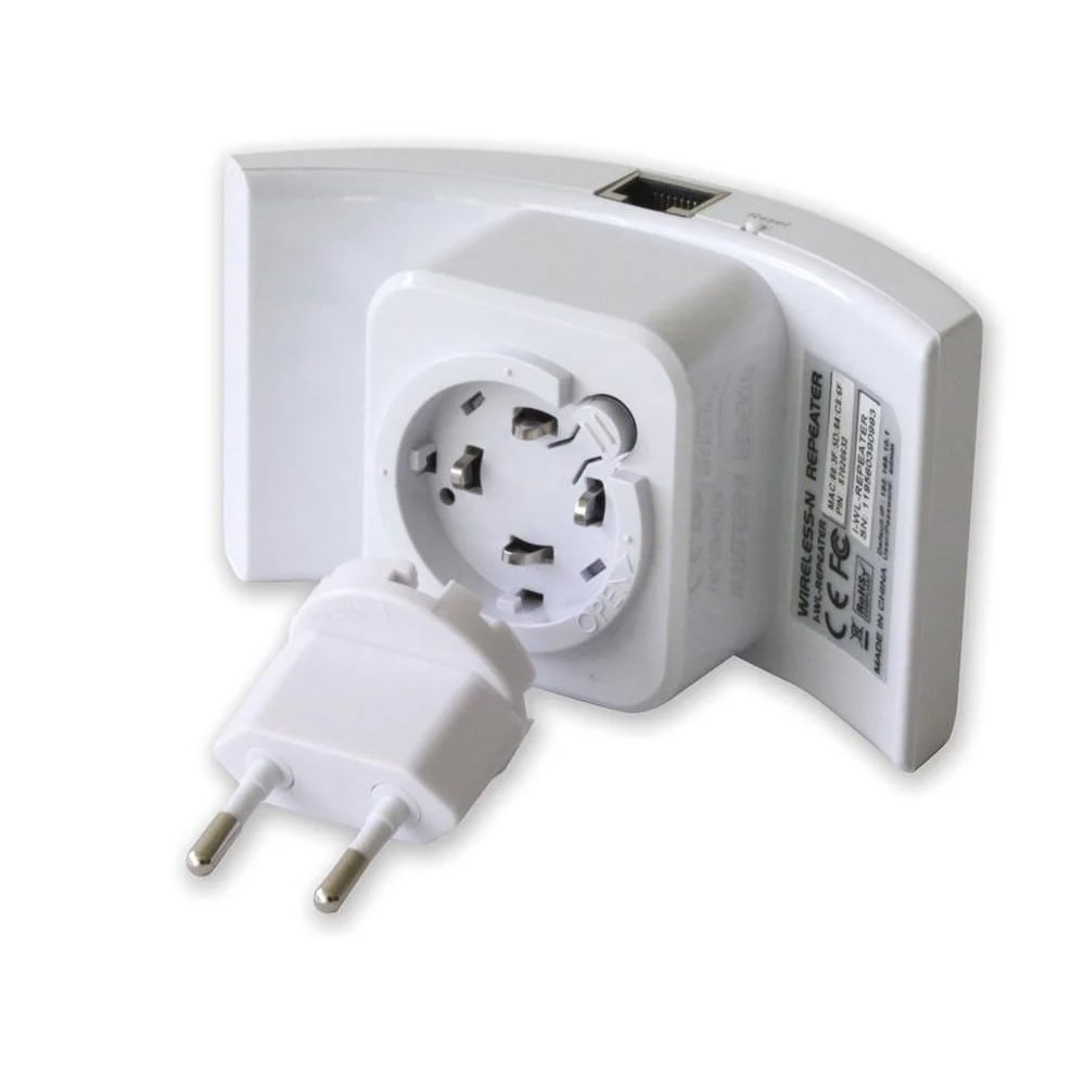 Ripetitore Wireless 300N (Range Extender) con WPS - Techly I-WL-REPEATER