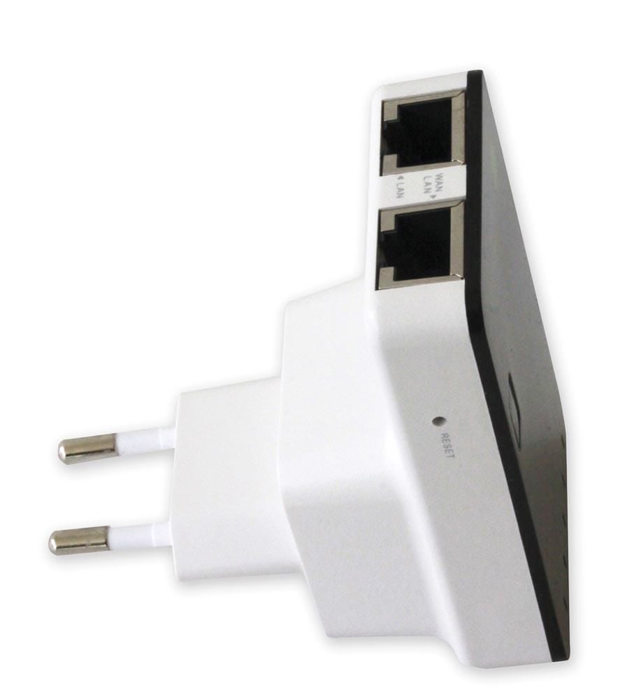 Ripetitore Router Wireless 300N da Muro Repeater2 - Techly I-WL-REPEATER2