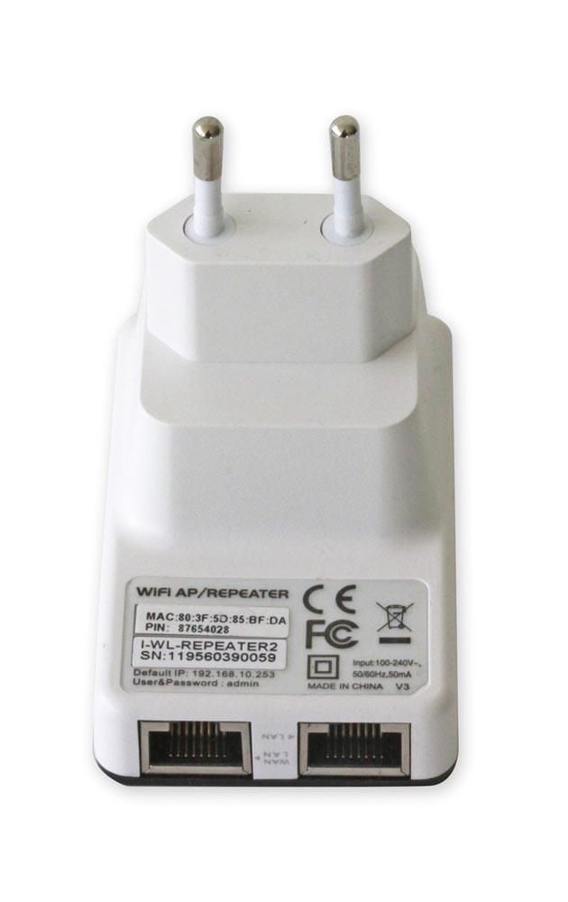 Ripetitore Router Wireless 300N da Muro Repeater2 - Techly I-WL-REPEATER2
