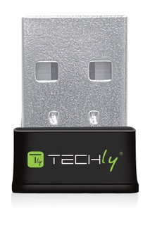 Mini WiFi USB Dual Band MU-MIMO Adapter 2dBi 600Mbps - Techly I-WL-USB-600TY