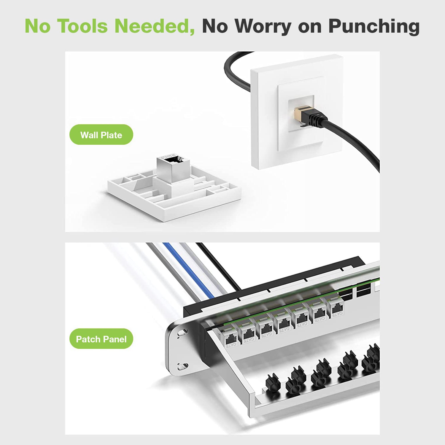 Accoppiatore di Rete Cat5E F/F Schermato FTP - Techly Professional I-WP ADAP-8-SFT