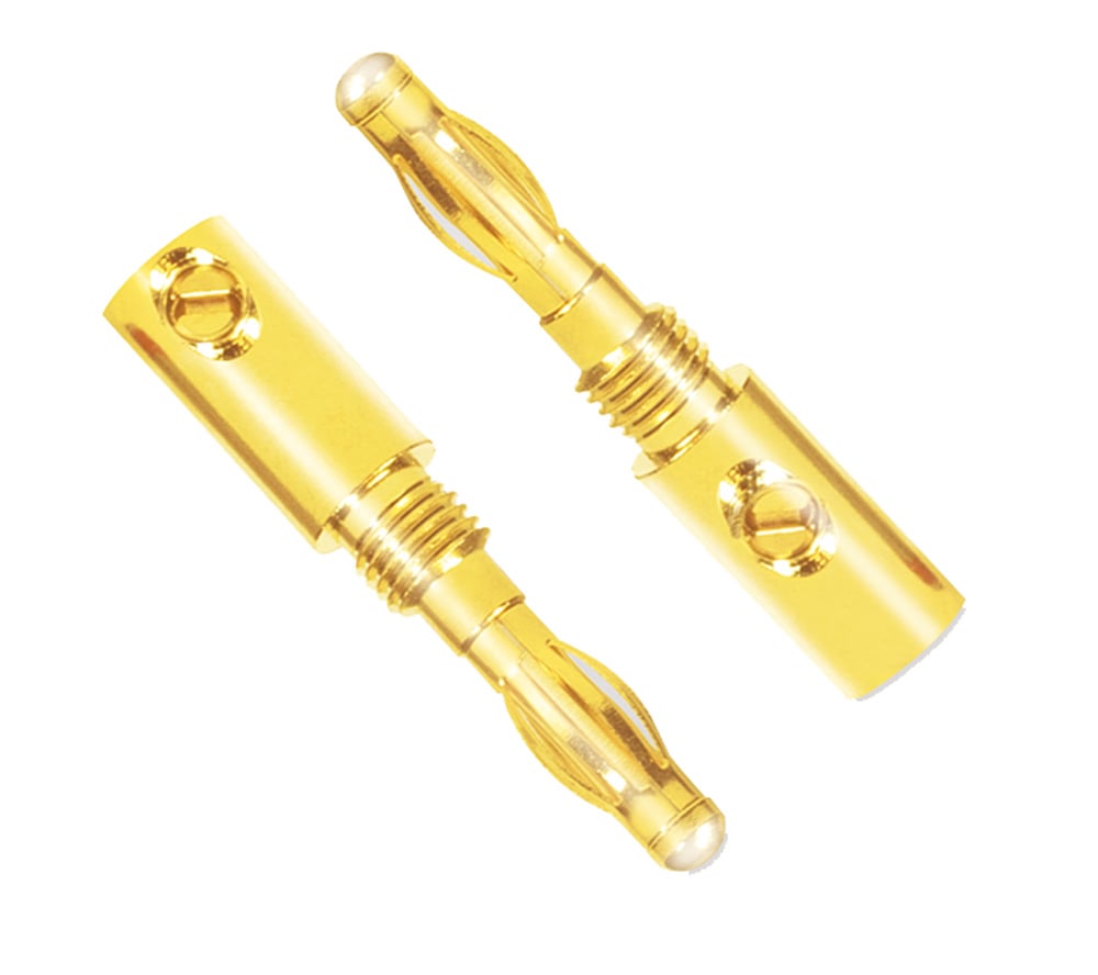 Spina a Banana 2 coppie (2x2 connettori) - Logilink IADAP 25-SB-G4