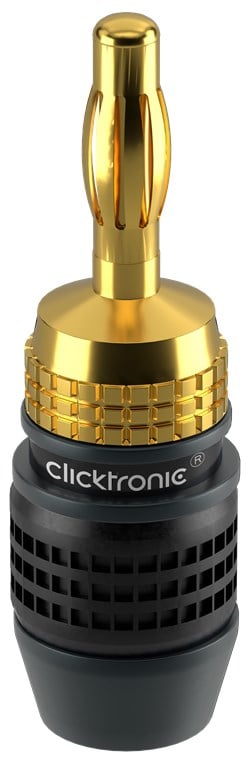 Connettore a Banana SimpleLock 6.0 mm² 2 coppie (2x2 connettori) - Clicktronic IADAP 25-SB-G6