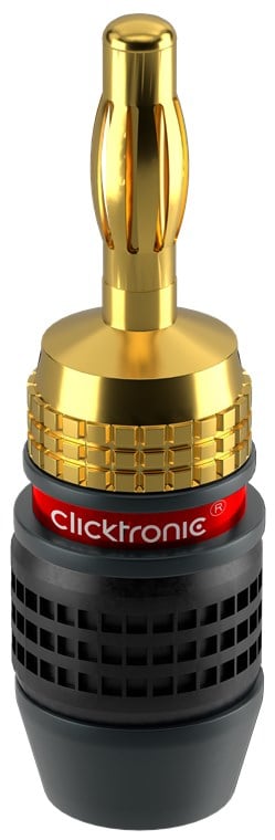 Connettore a Banana SimpleLock 6.0 mm² 2 coppie (2x2 connettori) - Clicktronic IADAP 25-SB-G6