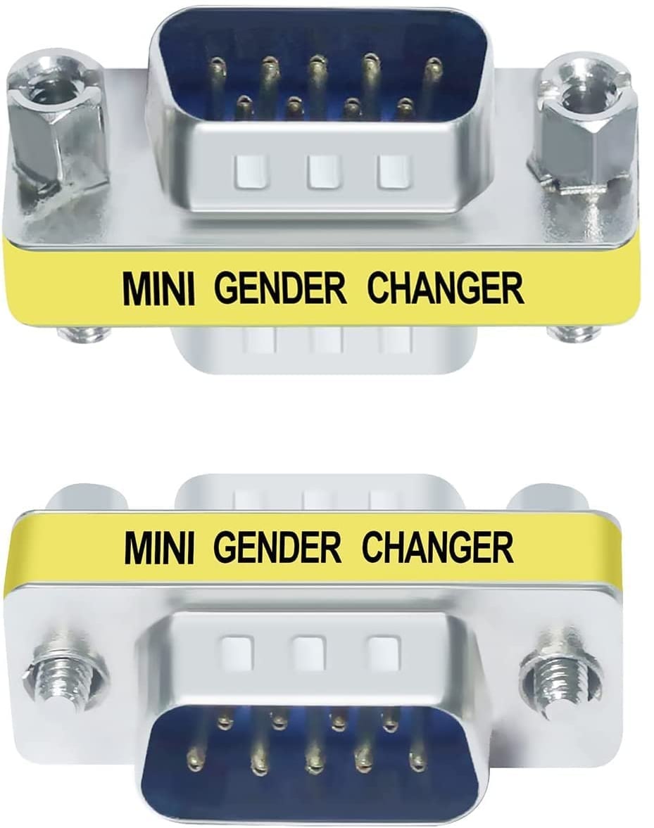 Mini Gender Changer Standard DB 9 Poli M/M - Manhattan IADAP 734 - 09