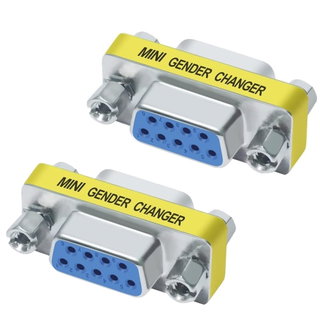 Mini Gender Changer Standard DB 9 Pin F/F - Manhattan IADAP 735-09