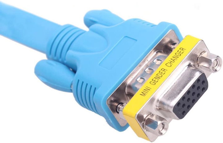 Mini Gender Changer VGA DB 15 Pin HD F/F - Manhattan IADAP 735-15HD