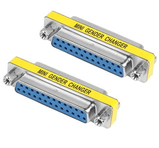 Mini Gender Changer Adapter DB25 F/F - Manhattan IADAP 735-25