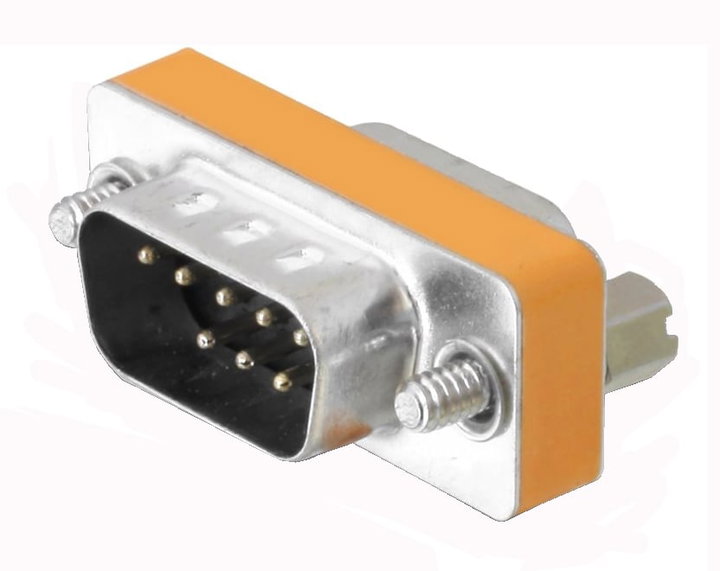 Gender Changer D-SUB 9 pin M/F Null Modem - Manhattan IADAP 736-09N