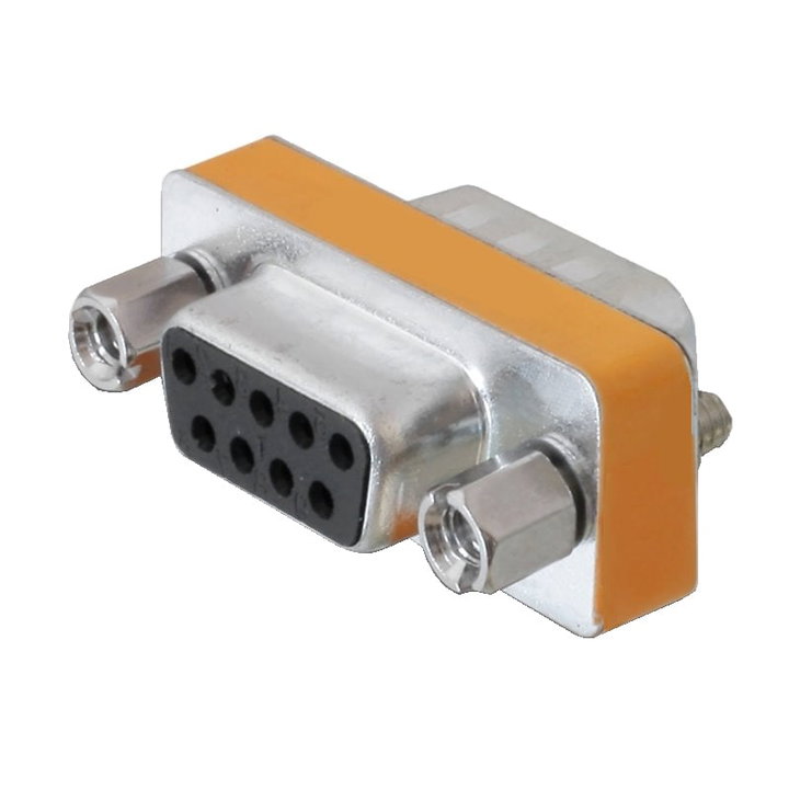 Gender Changer D-SUB 9 pin M/F Null Modem - Manhattan IADAP 736-09N